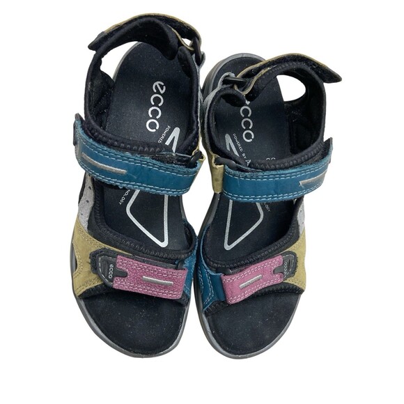 ECCO Women’s‎ Yucatan Outdoor Sandals Size 36 EU 5-5.5 US Multi Color Hiking - Picture 4 of 9